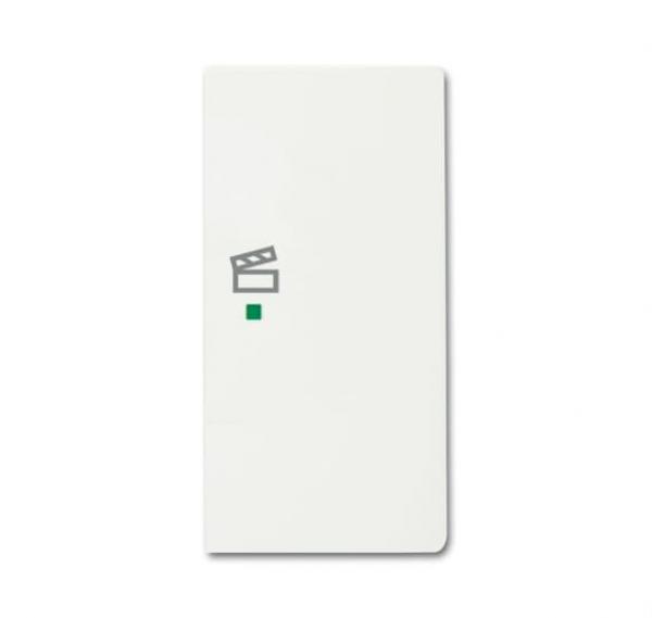 B+J Wippe, studioweiss matt, Busch-free@home, Abdeckungen future linear 6233-22-884