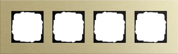 Gira Abdeckrahmen 4f Gira Esprit Aluminium Hellgold 0214217