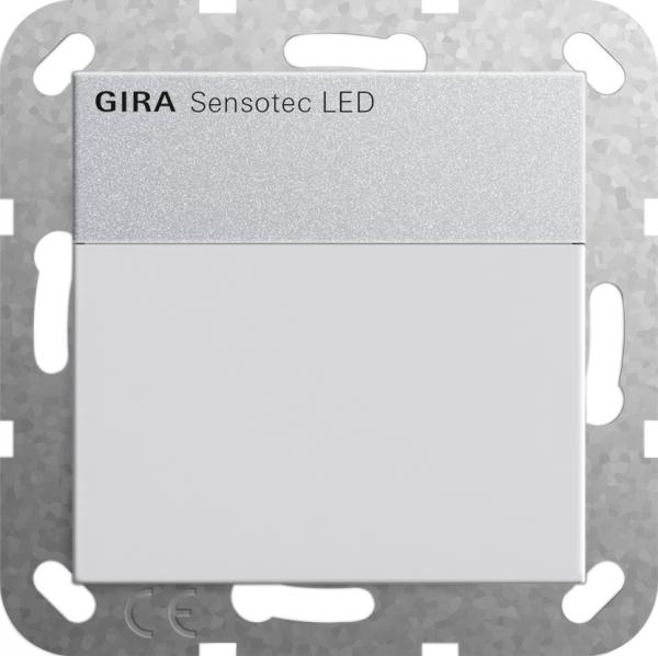 Gira Sensotec LED o.Fernbedienung System 55 Farbe Alu 237826