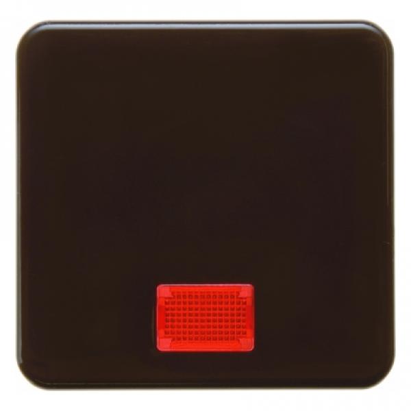 Berker Kontroll Wippe mit 5 beiliegenden Linsen braun, glaenzend wg Up IP44 155311