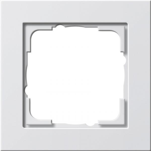 Gira E2 Abdeckrahmen 1fach Reinwei§ 021129
