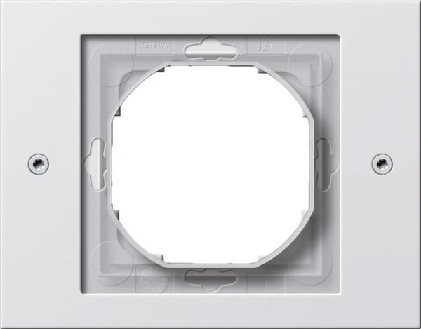 Gira Abdeckrahmen 1fach Gira TX_44 (WG UP) Reinwei§ 021166