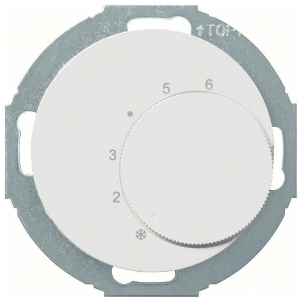 Berker Serie 1930 / R.classic Thermostat Wechsler polarweiss glaenzend  20262079
