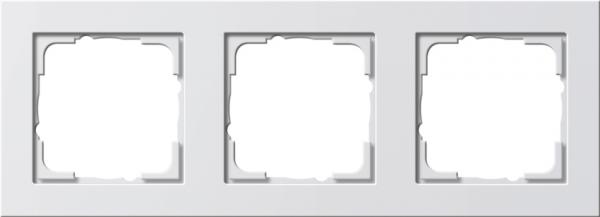 Gira E2 Abdeckrahmen 3fach Reinwei§ 021329