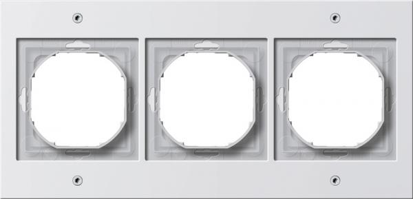 Gira Abdeckrahmen 3fach Gira TX_44 (WG UP) Reinwei§ 021366