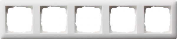Gira System 55 Abdeckrahmen 5fach Reinwei§ matt 021504