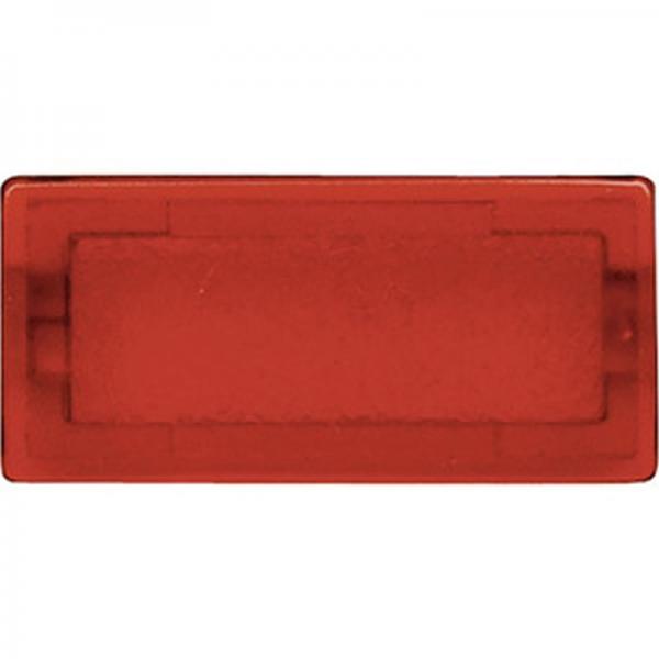 Merten Symbole, rechteckig, neutral, rot-transp. 395900