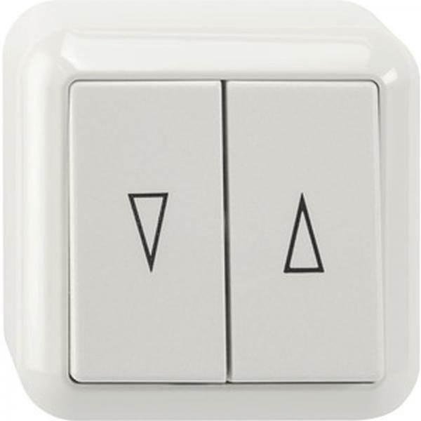 Merten AUFPUTZ Jalousietaster polarweiss MEG3755-8719