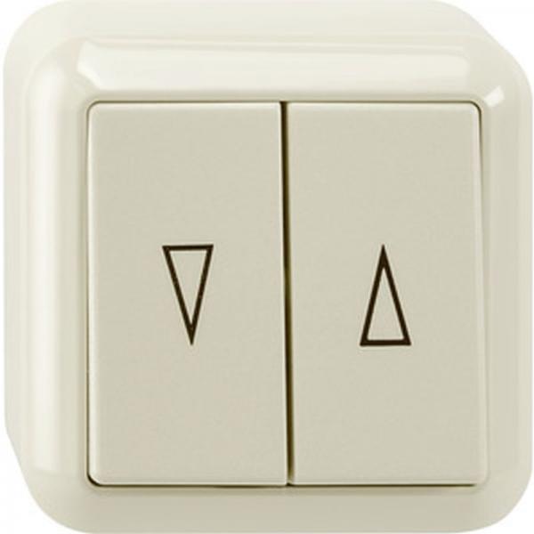 Merten AUFPUTZ Jalousietaster weiss MEG3755-8744