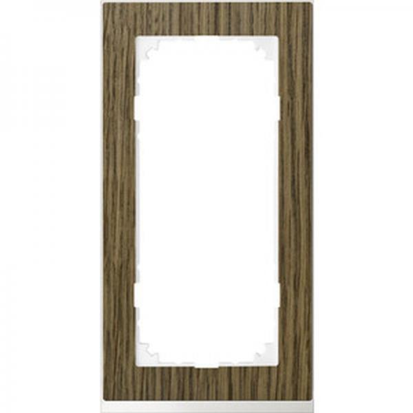 Merten M-Pure Decor-Rahmen, 2fach ohne Mittelsteg, Eiche/aktivweiss, M-Pure Decor MEG4025-3674