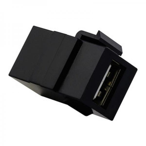 Merten USB-Keystone, USB A, schwarz MEG4581-0001
