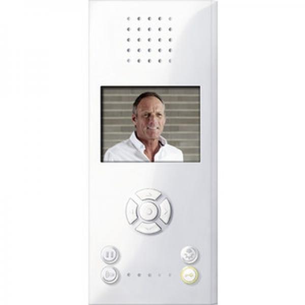 Merten Video-Freisprechstelle Color Komfort, polarweiss glaenzend, System M MEG4611-0319