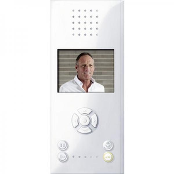 Merten Video-Freisprechstelle Color Komfort, aktivweiss glaenzend, System M MEG4611-0325
