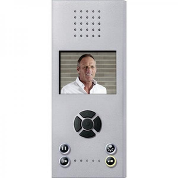 Merten Video-Freisprechstelle Color Komfort, aluminium, System M MEG4611-0460