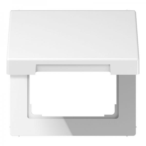 Jung LS990 Klappdeckel fuer Steckdosen und Abdeckung 50x50 mm LS990KLWW