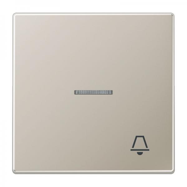Jung LS990 Kontroll Wippe mit Symbol Klingel Edelstahl ES2990KO5K