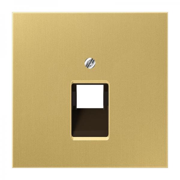 Jung LS990 UAE/ISDN 1 xRJ45 Abdeckung messing-Classic ME2969-1UAC