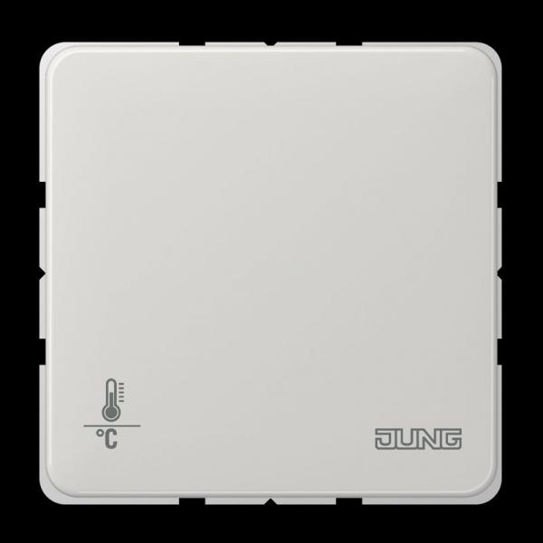 Jung KNX Objektregler mit integrierter Tasterschnittstelle 4fach, Duroplast, Serie CD, lichtgrau CD2178ORTSLG