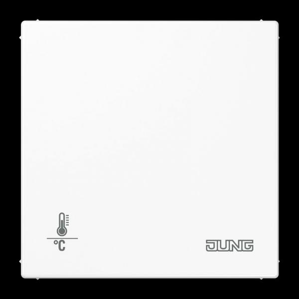 Jung KNX Objektregler mit integrierter Tasterschnittstelle 4fach, Duroplast, Serie LS, alpinweiß LS2178ORTSWW