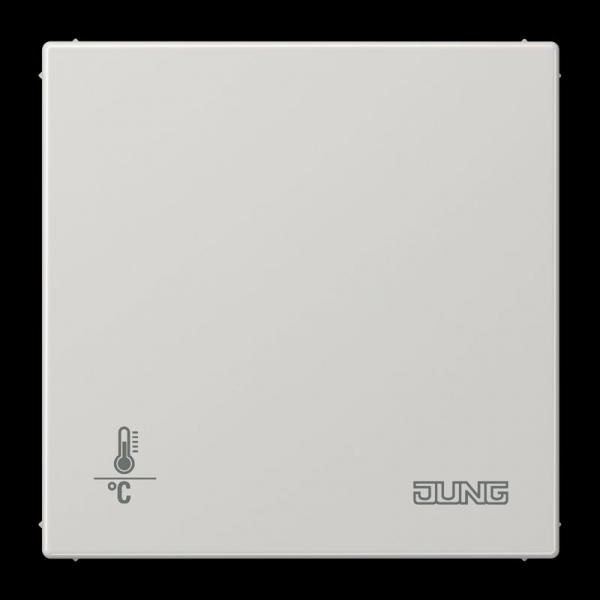 Jung KNX Objektregler mit integrierter Tasterschnittstelle 4fach, Duroplast, Serie LS, lichtgrau LS2178ORTSLG