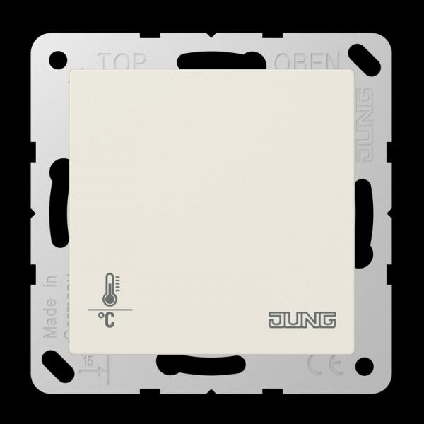 Jung KNX Objektregler mit integrierter Tasterschnittstelle 4fach, Duroplast, Serie AS, weiß A2178ORTS