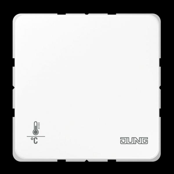 Jung KNX Objektregler mit integrierter Tasterschnittstelle 4fach, Duroplast, Serie CD, alpinweiß CD2178ORTSWW