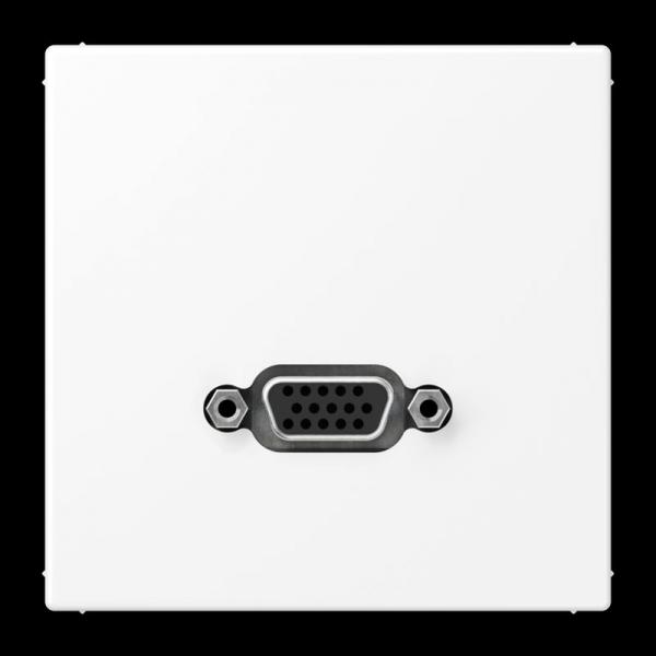 Jung Multimedia-Anschlusssystem VGA, Serie LS, schneeweiß matt MALS1102WWM