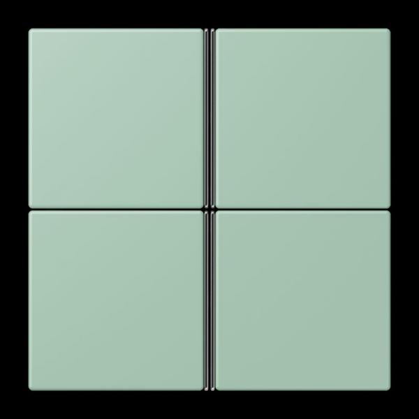Jung Tastensatz 4fach, F40, Serie LS, vert anglais clair LC404TSA217