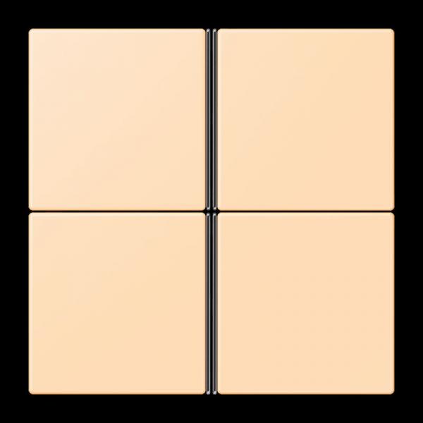 Jung Tastensatz 4fach, F40, Serie LS, ocre LC404TSA223