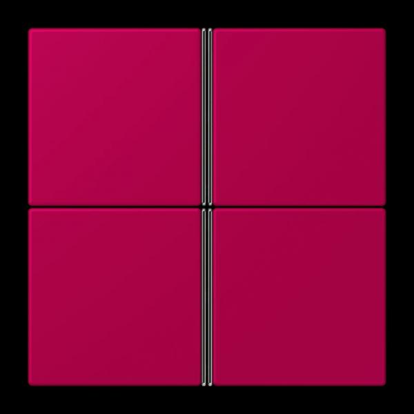 Jung Tastensatz 4fach, F40, Serie LS, rouge rubia LC404TSA230