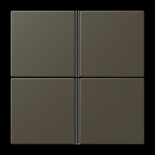 Jung Tastensatz 4fach, F40, Serie LS, ombre naturelle 31 LC404TSA241