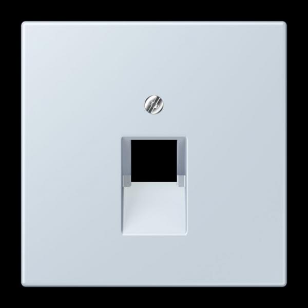 Jung Abdeckung für IAE/UAE-Anschlussdosen 1 x 8-polig, Thermoplast lackiert, Serie LS, outremer pale LC969-1UA209