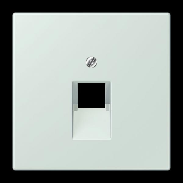 Jung Abdeckung für IAE/UAE-Anschlussdosen 1 x 8-polig, Thermoplast lackiert, Serie LS, céruléen pale LC969-1UA215