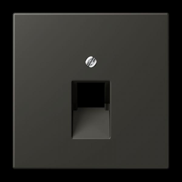 Jung Abdeckung für IAE/UAE-Anschlussdosen 1 x 8-polig, Thermoplast lackiert, Serie LS, ombre naturelle 59 LC969-1UA259