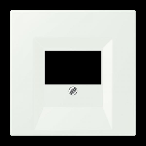 Jung Abdeckung für TAE-Anschlussdosen, Thermoplast lackiert, Serie LS, outremer gris LC969T210