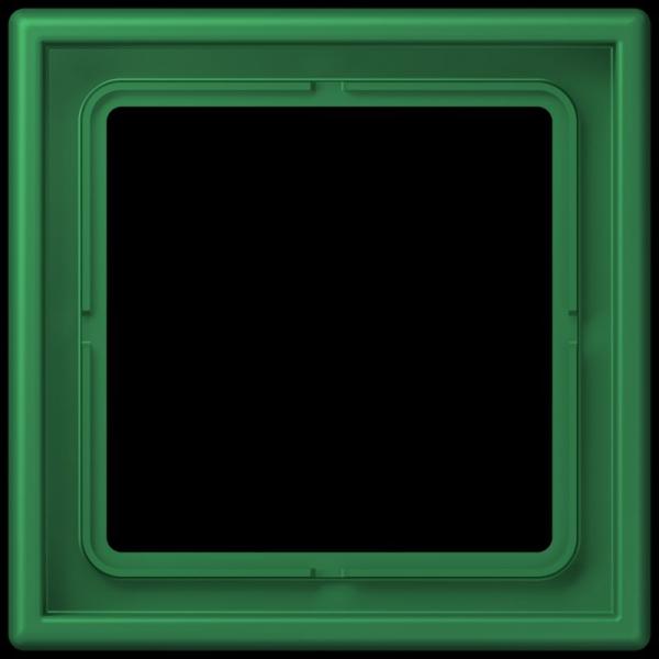 Jung Rahmen, 1-fach, LS 990, vert foncé LC981219