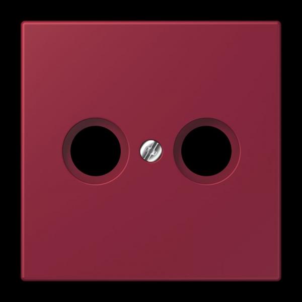 Jung Abdeckung für Antennendosen, Thermoplast lackiert, Serie LS, le rubis LC990TV255