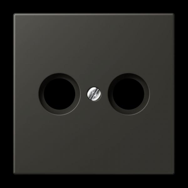 Jung Abdeckung für Antennendosen, Thermoplast lackiert, Serie LS, ombre naturelle 59 LC990TV259