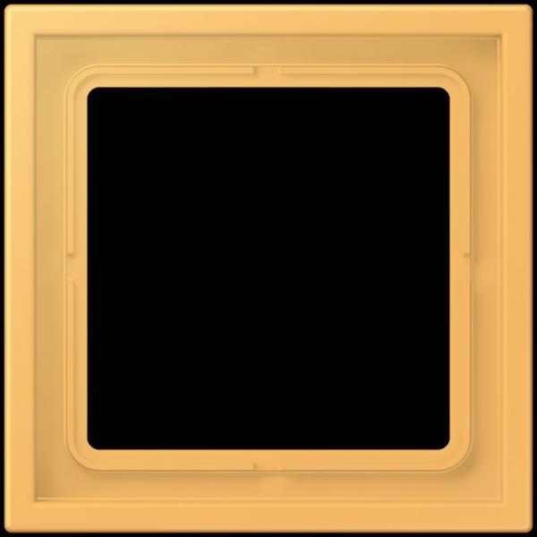 Jung Rahmen, 1-fach, LS ZERO, ocre jaune clair LCZ981BF254