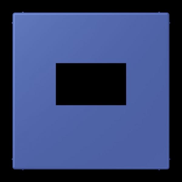 Jung Abdeckung für USB-Ladegerät, (gerastet), Serie LS, bleu outremer 31 LC1969USB206