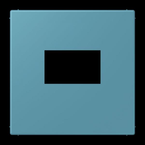 Jung Abdeckung für USB-Ladegerät, (gerastet), Serie LS, céruléen vif LC1969USB212