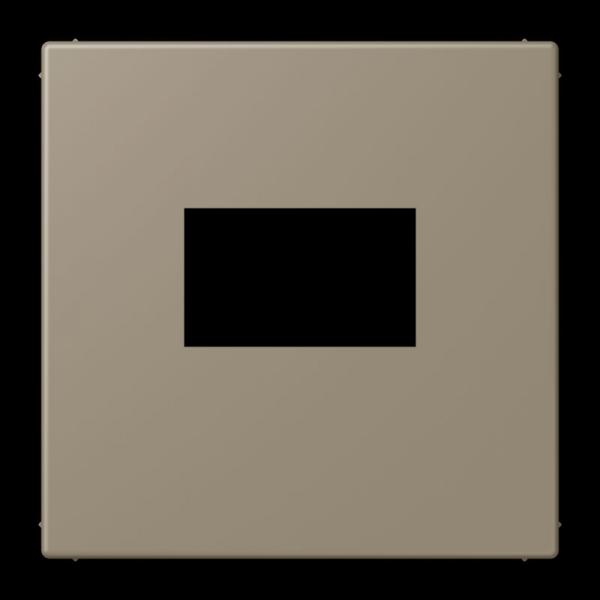 Jung Abdeckung für USB-Ladegerät, (gerastet), Serie LS, ombre naturelle moyenne LC1969USB242