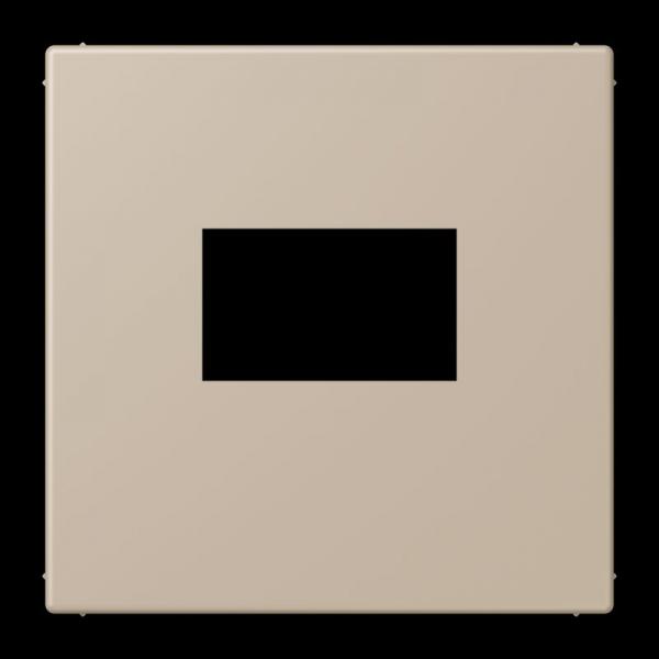 Jung Abdeckung für USB-Ladegerät, (gerastet), Serie LS, ombre naturelle claire LC1969USB243