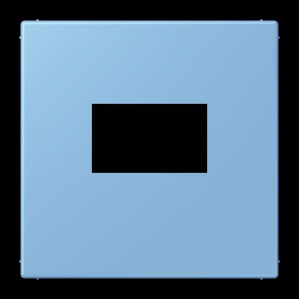 Jung Abdeckung für USB-Ladegerät, (gerastet), Serie LS, bleu céruléen 59 LC1969USB256