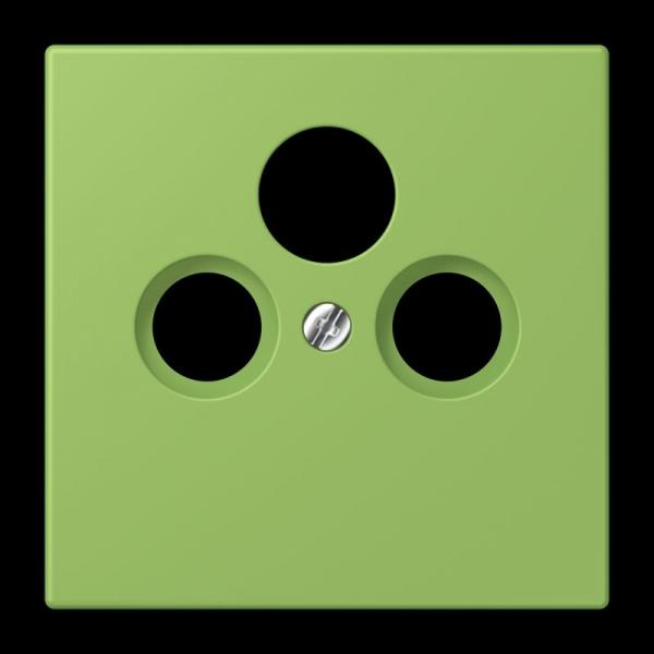 Jung Abdeckung für Universal-Sat/BK-Dosen, Thermoplast lackiert, Serie LS, vert 31 LC990SAT220