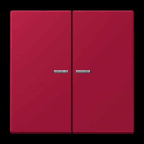 Jung JUNG HOME Taster 2fach, Serie LS, rouge carmin BTLC17102229