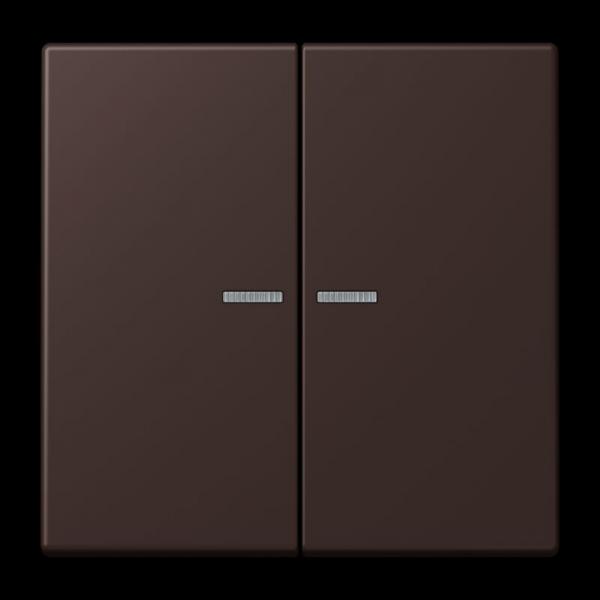 Jung JUNG HOME Taster 2fach, Serie LS, terre d’ombre brûlée 59 BTLC17102252