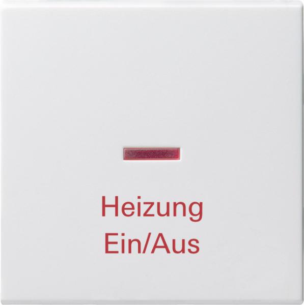 Gira System 55 Kontroll-Wippe Heizung Notsch. Reinwei§ gl_nzend 067803