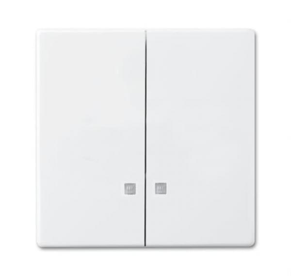 B+J Wippe, studioweiß, future linear, Abdeckungen für Schalter/Taster 1785 K-84