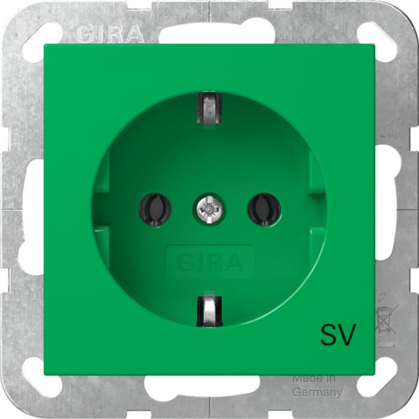 Gira SCHUKO SV System 55 Grün 4188107
